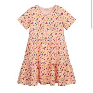 SONIA RYKIEL PALE PINK FARAH FRUIT DRESS SIZE 10